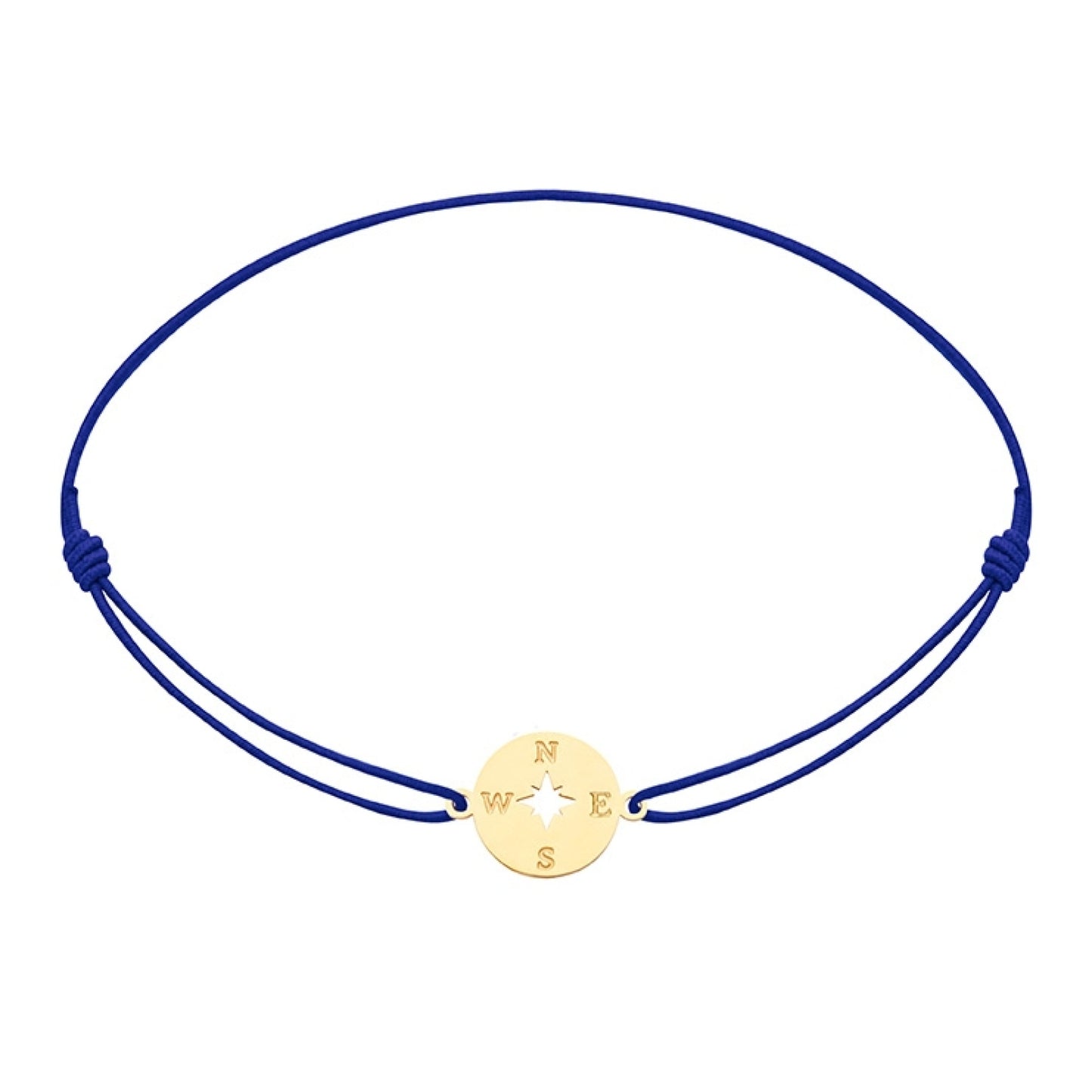Wenskaart met armband-Little Companion-Kompas-Roestvrij staal verguld