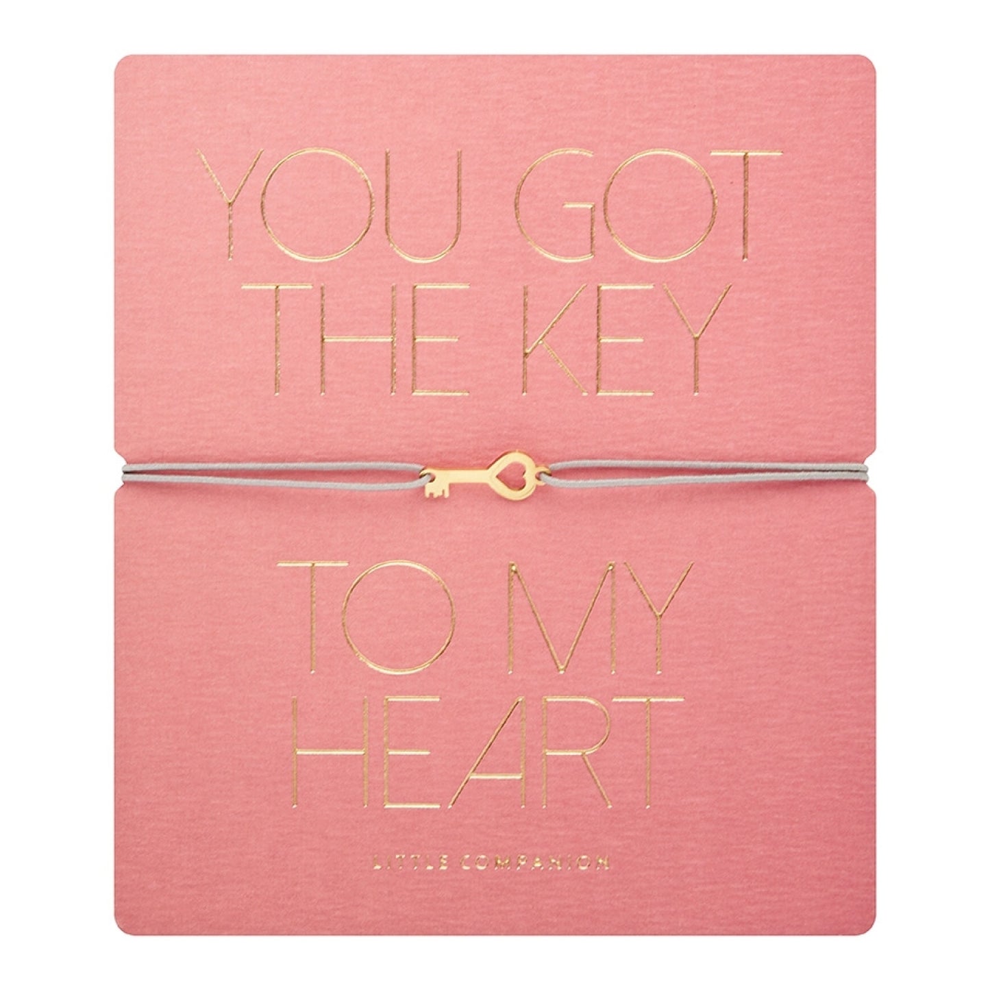 Greeting card with bracelet - Little Companion - Football - Stainless steel