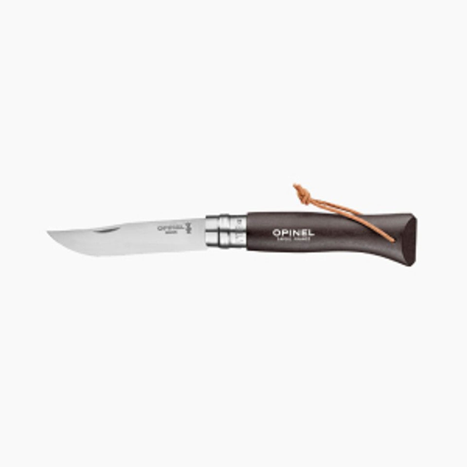Zakmes N°08, Opinel, Tradition Colorama, RVS/Beukenhout, koord-Zwart