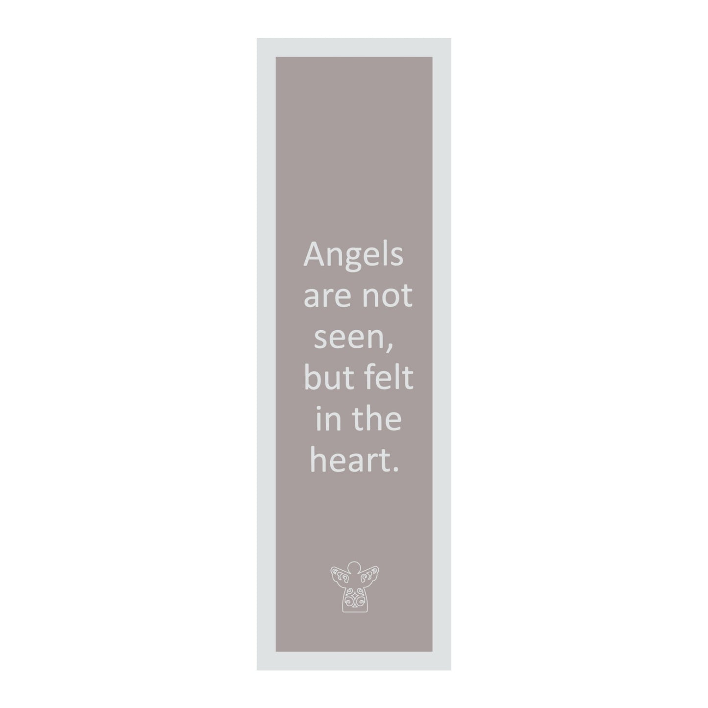 Boekenlegger met symbool - roestvrij staal - st.-angel