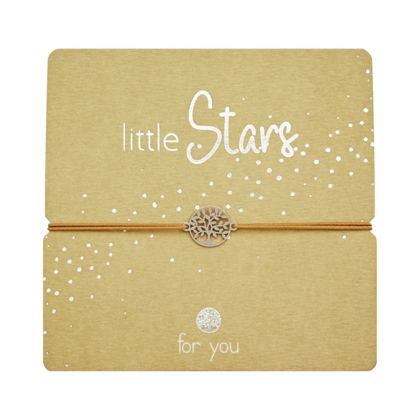 Crystals by HCA-Armband-Little Stars-Roestvrij staal-Levensboom