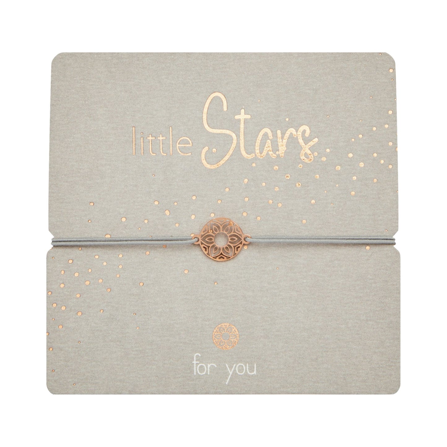 Crystals by HCA-Armband-Little Stars-Roségoud-Mandala of love