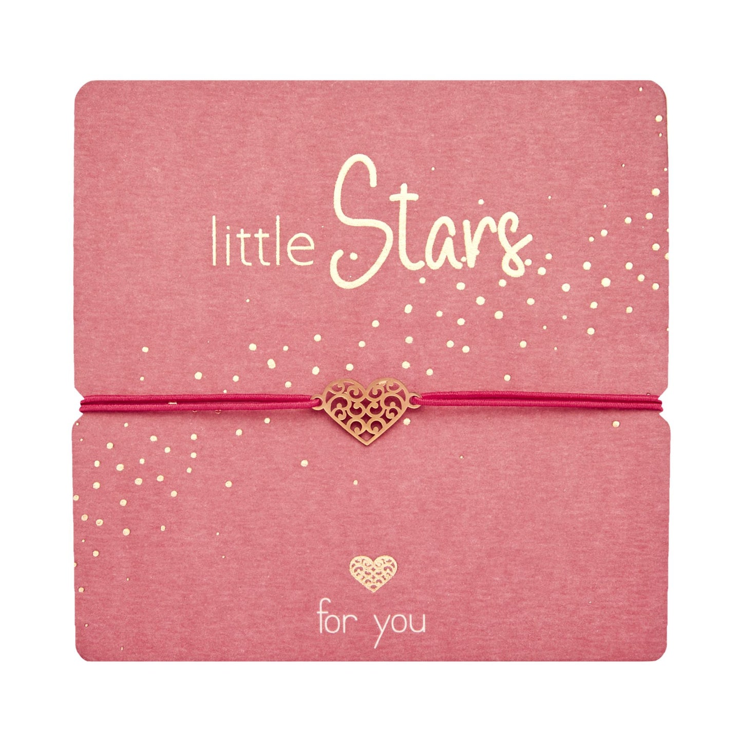 Crystals by HCA-Armband-Little Stars-Roségoud-Hart