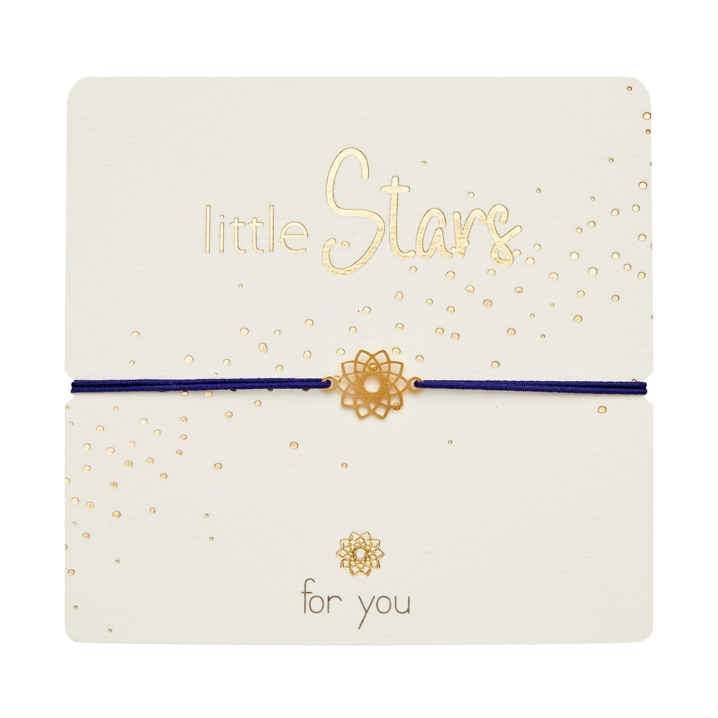 Crystals by HCA-Armband-Little Stars-Verguld-Bloem