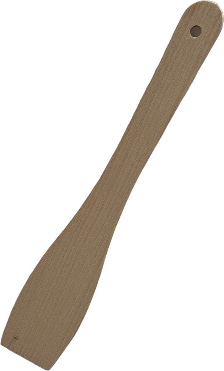 Houten spatel - bakspaan- bakspatel - set van 3 stuks - 30 cm - beukenhout