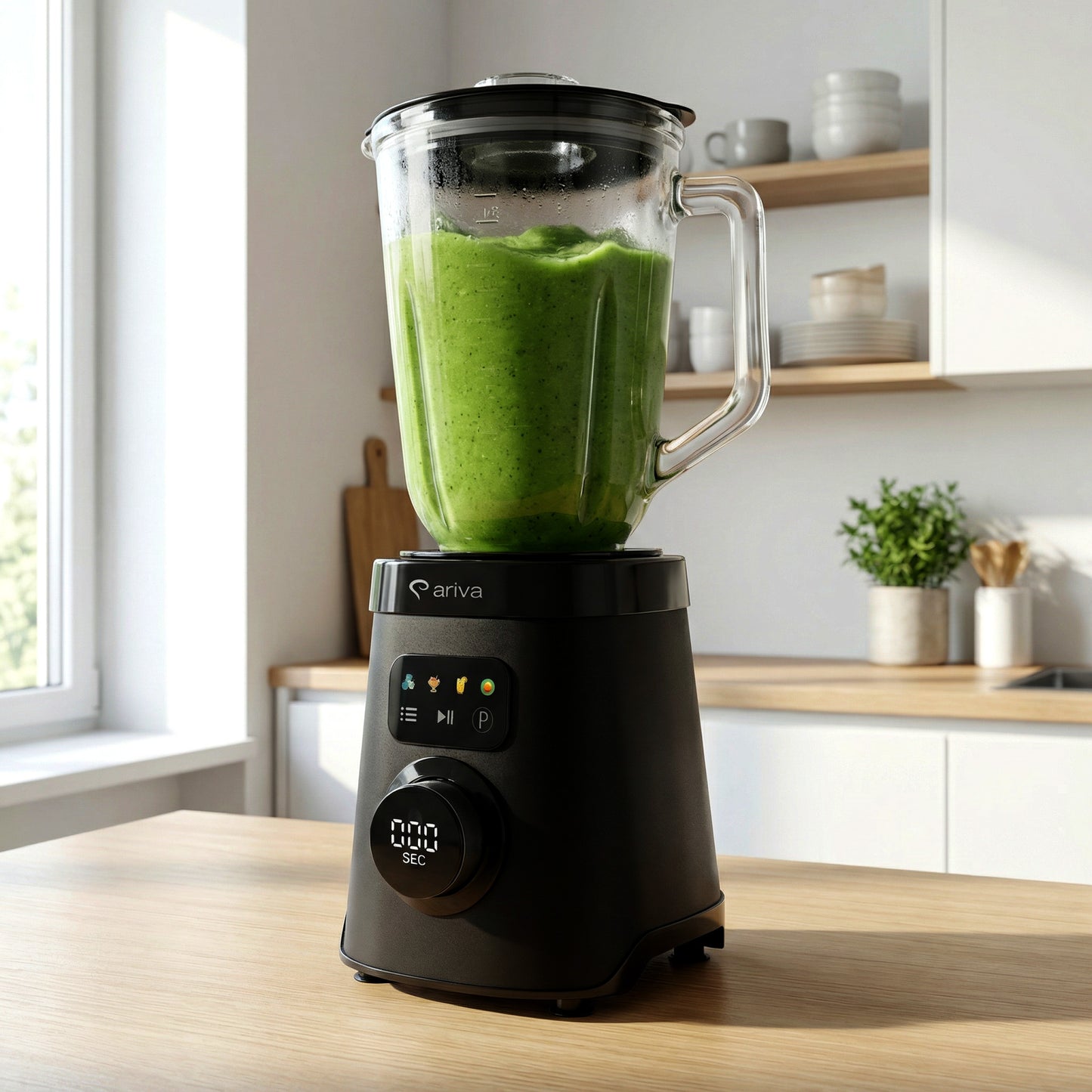 ARIVA-Blender-1500W-1.5L-2 in 1-250G kruidenmolen-Ook voor koffiebonen-Auto clean-RVS