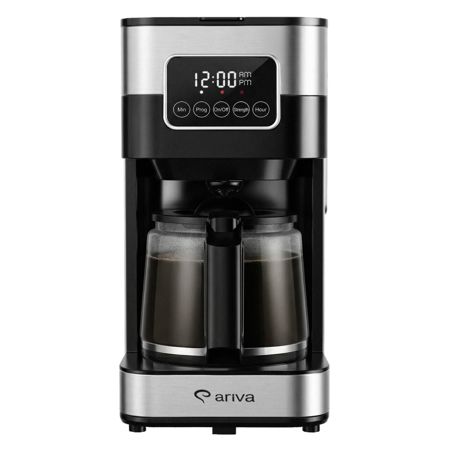 ARIVA-Filter koffiezetapparaat-Touchscreen-1.5L-12 Kops-Programmeerbaar-Warmhoudfunctie-Anti-drup