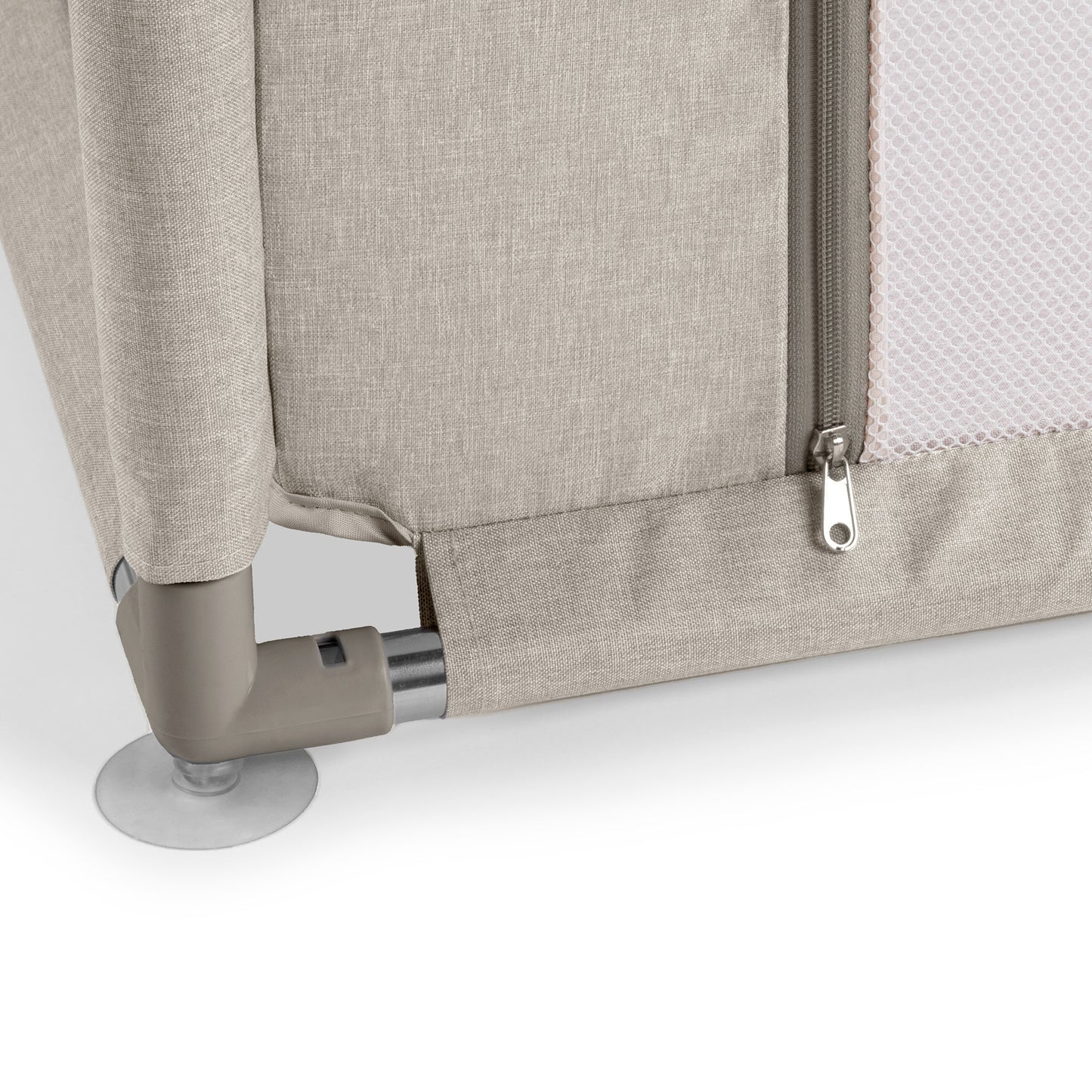 Kidwell-FANKO-babybox-kinderbox-120x180 cm-voor binnen en buiten-beige-ademend gaas-EN71-gecertificeerd-6 tot 36 maanden
