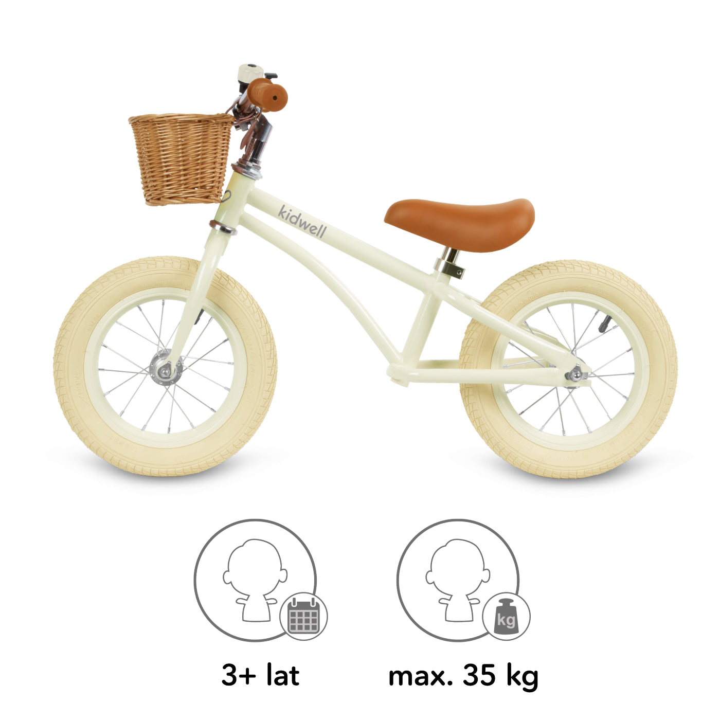 Kidwell Loopfiets Classy Cream
