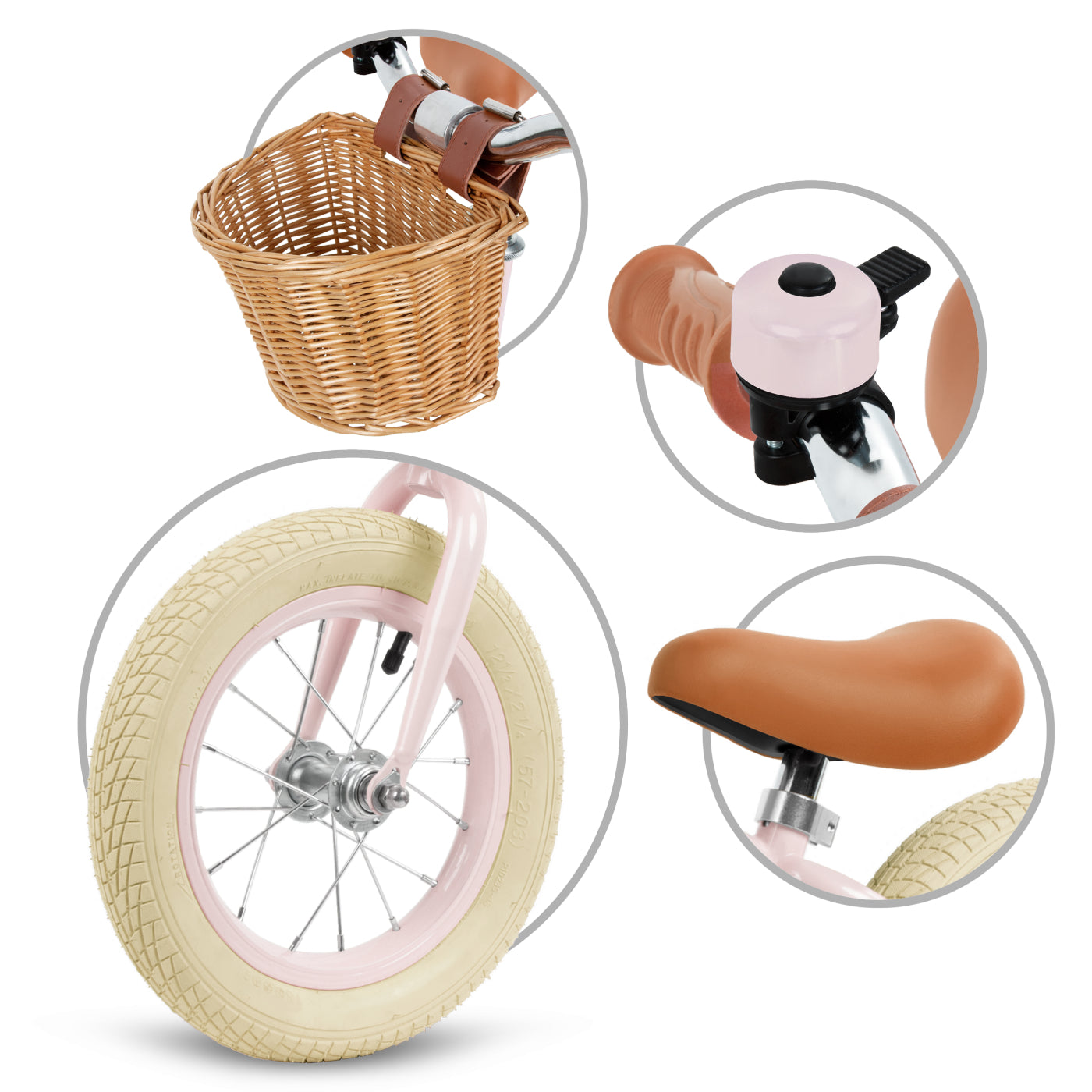 Kidwell-Loopfiets-Classy-Pink
