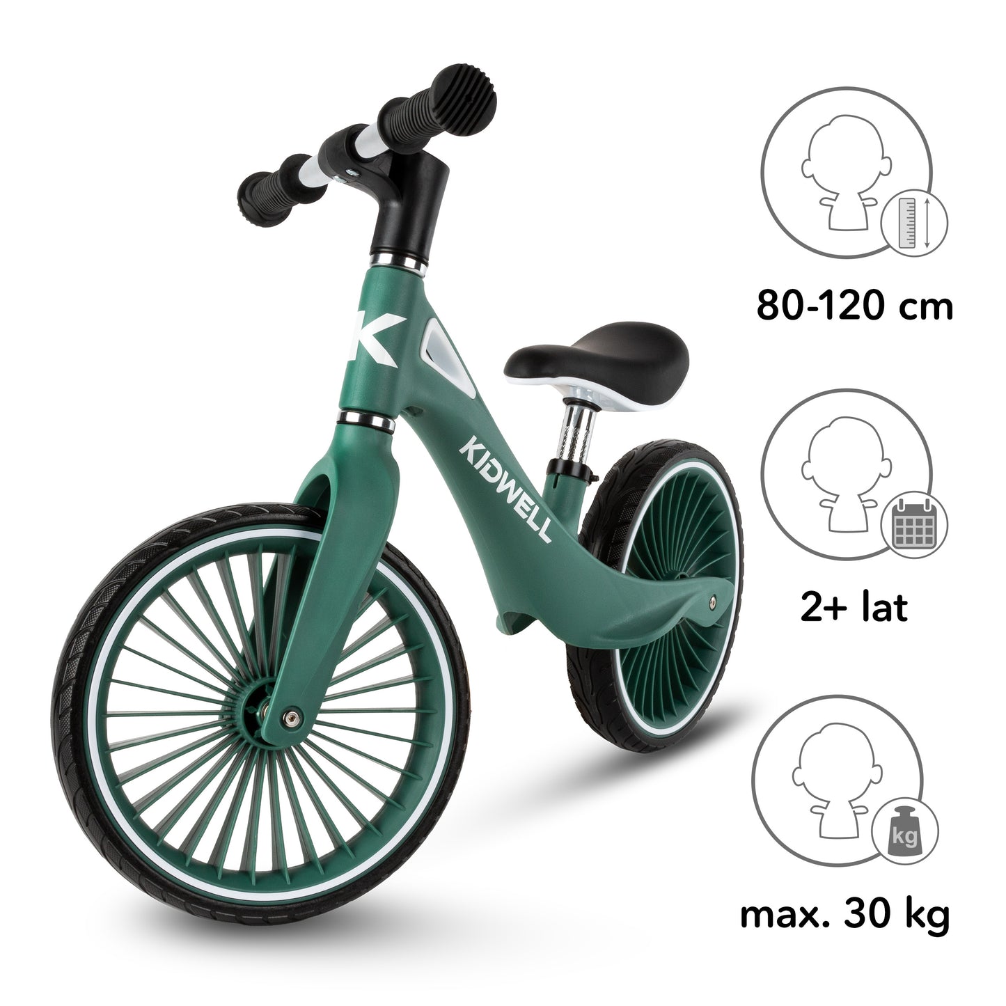 Kidwell-NIX-loopfiets-12 inch-vanaf 2 jaar-Blauw