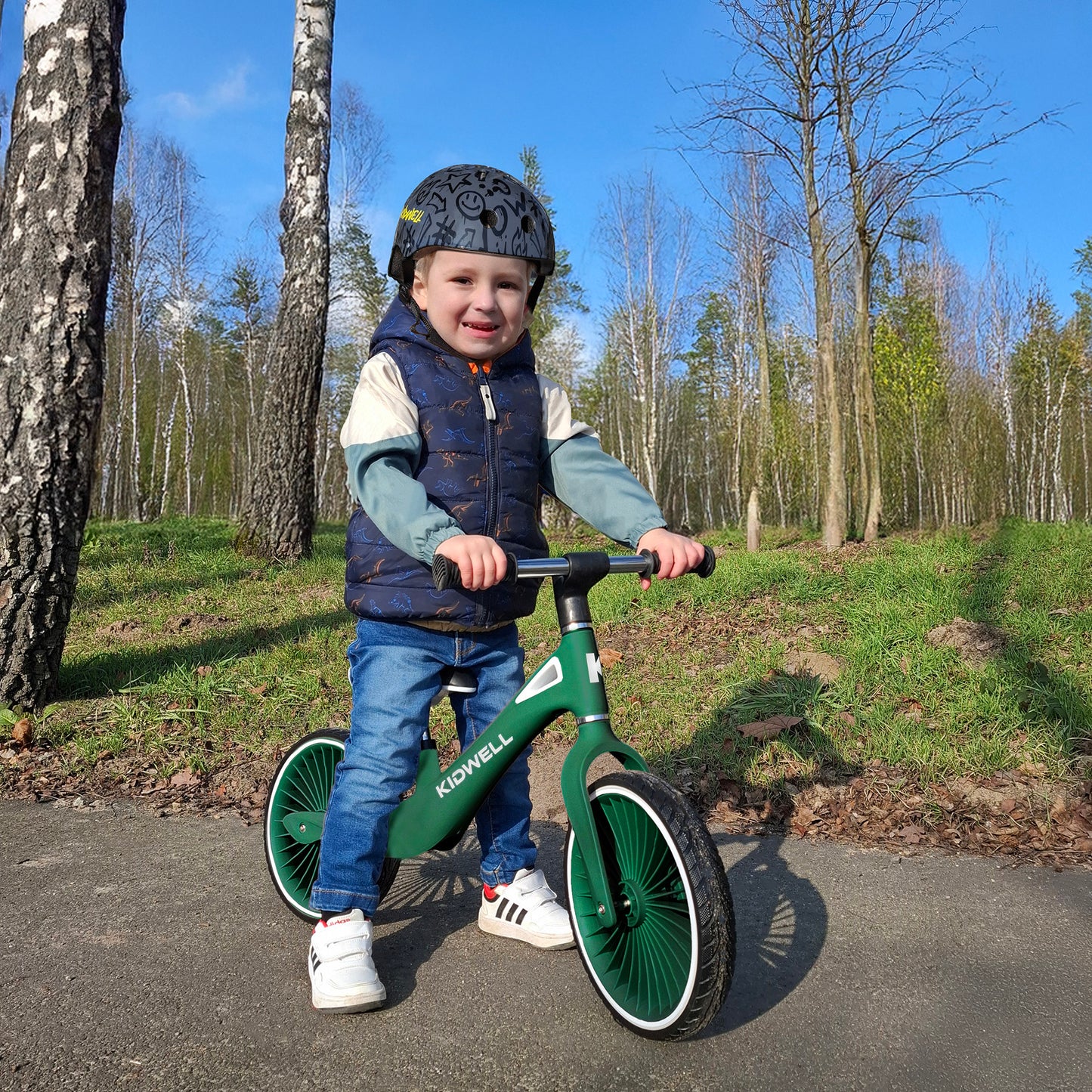 Kidwell-NIX-loopfiets-12 inch-vanaf 2 jaar-Blauw