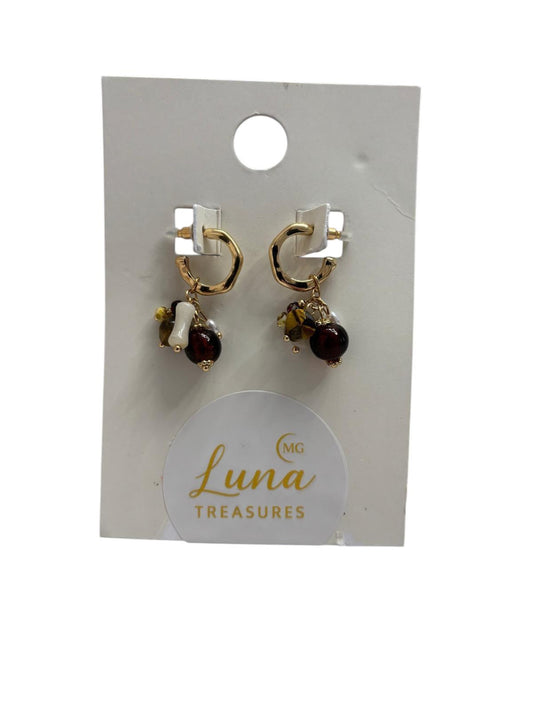 Oorbellen-groot-5 stenen-verguld