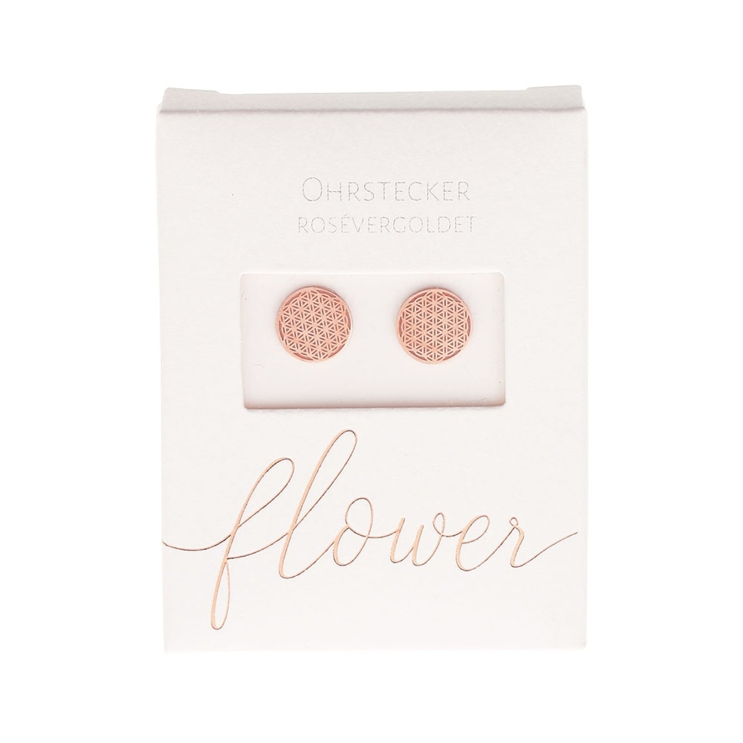 Crystals by HCA-Classic-Oorbellen-Roségoud-Levensbloem