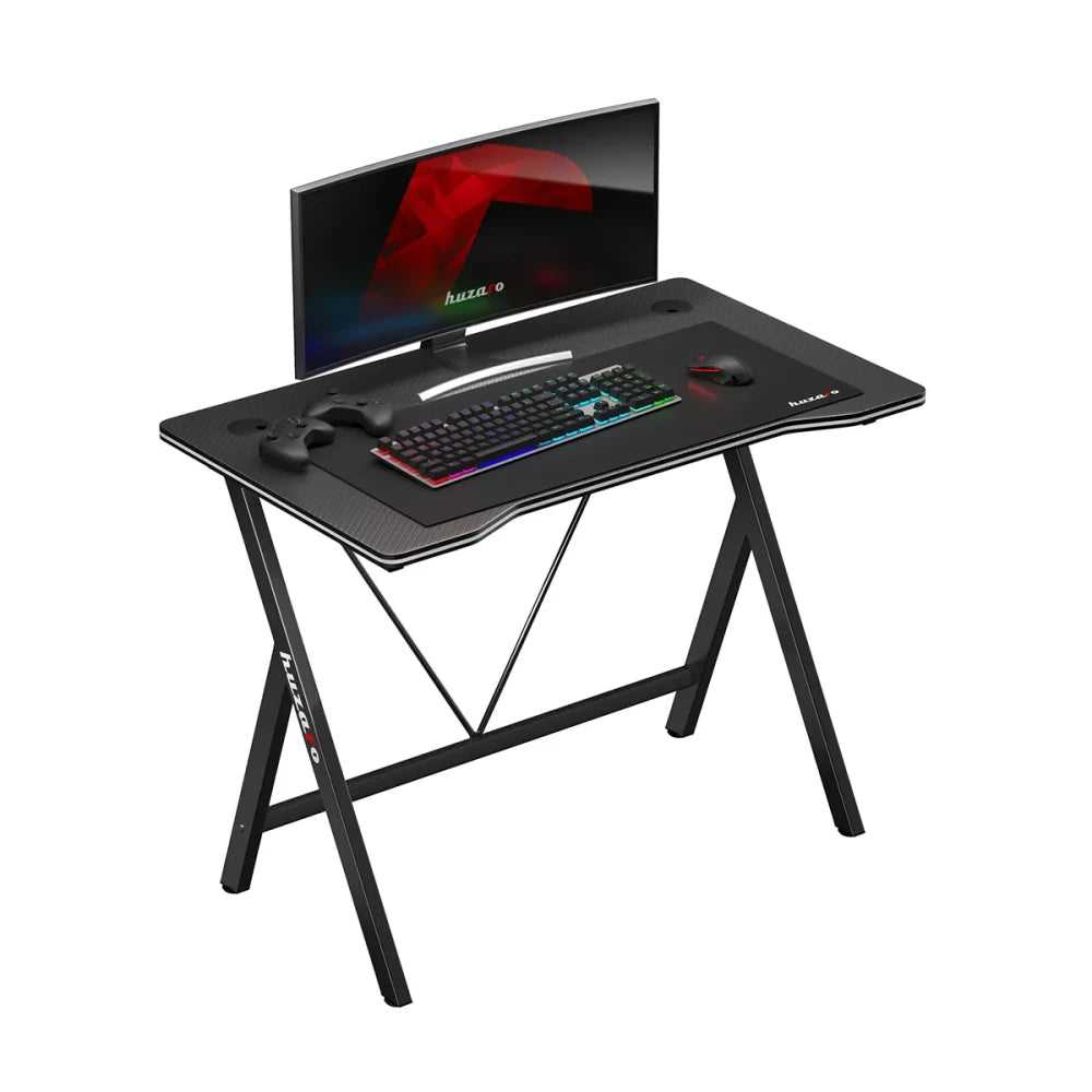 Huzaro-Hero 1.4-Bureau-Gaming-100x50 cm-Zwart