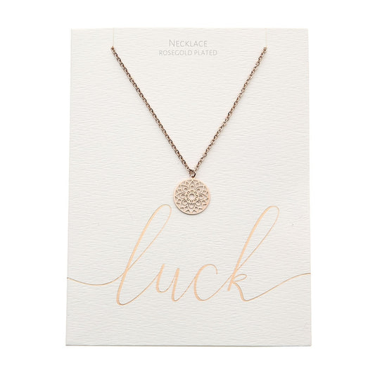Crystals by HCA-Classic-Ketting-Roségoud-Mandala of luck